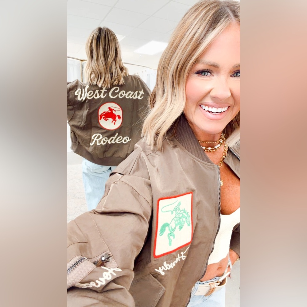 NWT - The West Coast Rodeo - Bomber Jacket - Picture 2 of 5